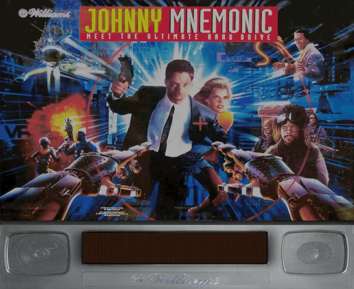 Fond de verre de Johnny Mnemonic – flipper Williams
