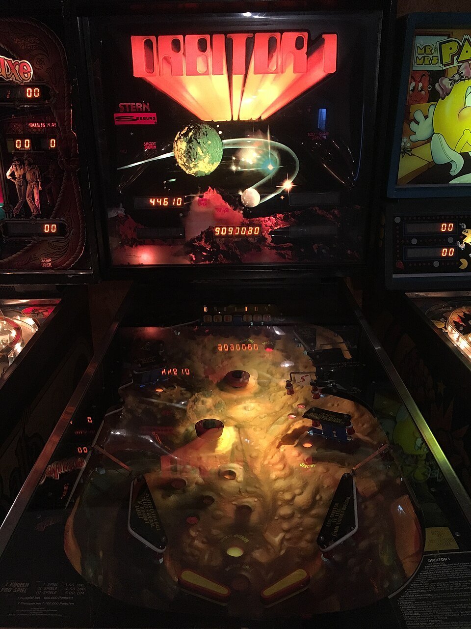 Orbitor 1 – flipper Stern