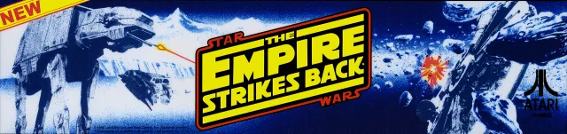Bandeau de la borne The Empire Strikes Back (Atari Games)
