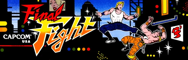 Bandeau de la borne Final Fight (Capcom)