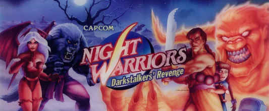 Bandeau de la borne Night Warriors: Darkstalkers' Revenge (Capcom)