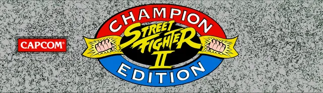 Bandeau de la borne Street Fighter II: Champion Edition (Capcom)