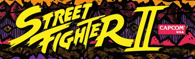 Bandeau de la borne Street Fighter II (Capcom)