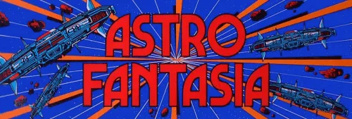 Bandeau de la borne Astro Fantasia (Data East)