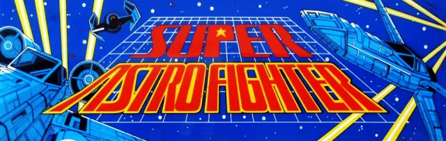 Bandeau de la borne Super Astro Fighter (Data East)