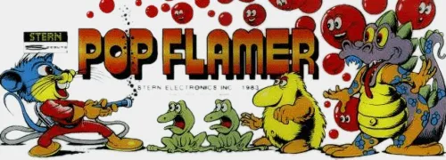 Bandeau de la borne Pop Flamer (Jaleco)