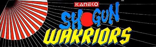 Bandeau de la borne Shogun Warriors (Kaneko)