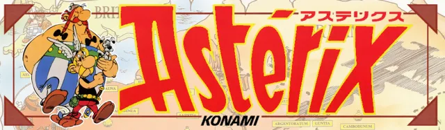 Marquee des Automaten Asterix (Konami)