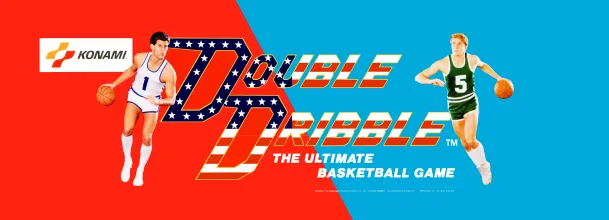 Bandeau de la borne Double Dribble (Konami)