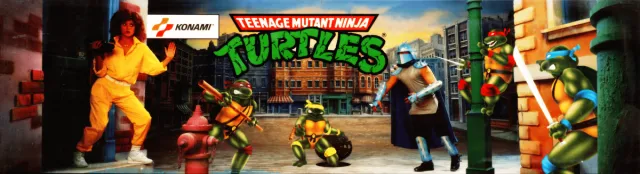 Marquee des Automaten Teenage Mutant Ninja Turtles (Konami)