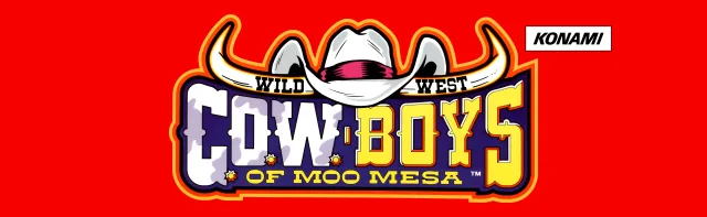 Bandeau de la borne Wild West C.O.W.-Boys of Moo Mesa (Konami)