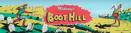 Bandeau de la borne Boot Hill (Midway)