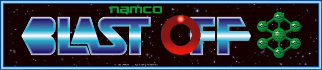 Bandeau de la borne Blast Off (Namco)