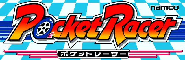 Bandeau de la borne Pocket Racer (Namco)