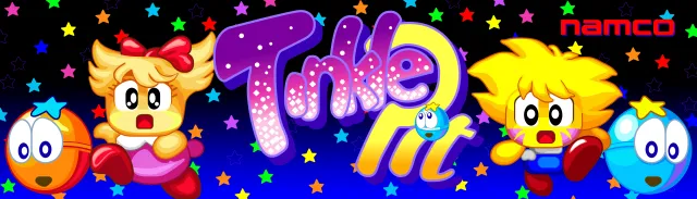 Bandeau de la borne Tinkle Pit (Namco)