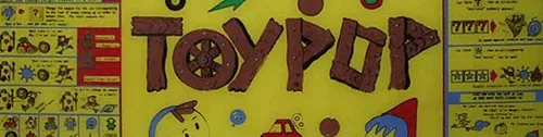 Bandeau de la borne Toy Pop (Namco)