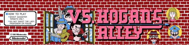 Bandeau de la borne Vs. Hogan's Alley (Nintendo)