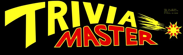 Bandeau de la borne Trivia Master (PGD)