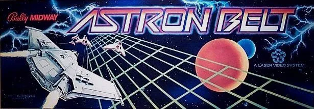Marquee del cabinato Astron Belt (Sega)