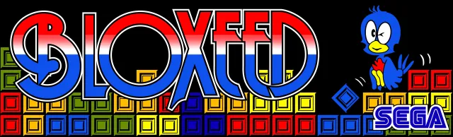 Bandeau de la borne Bloxeed (Sega)
