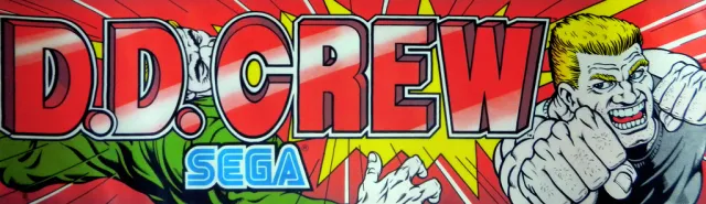 Bandeau de la borne D. D. Crew (Sega)