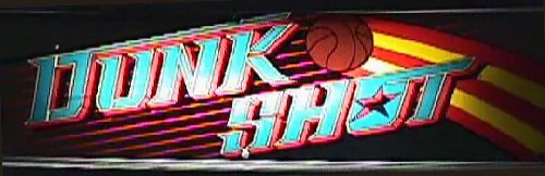 Bandeau de la borne Dunk Shot (Sega)