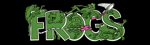 Bandeau de la borne Frogs (Sega / Gremlin)