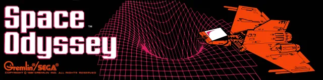 Bandeau de la borne Space Odyssey (Sega)