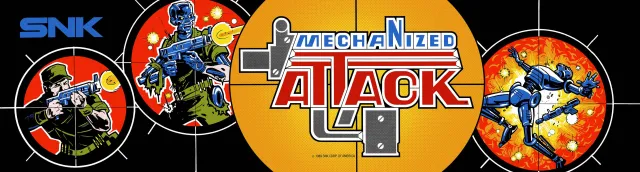 Bandeau de la borne Mechanized Attack (SNK)