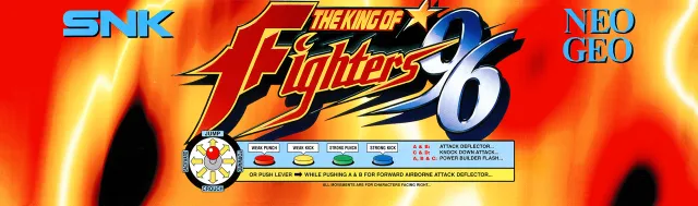 Bandeau de la borne The King of Fighters '96 (SNK)