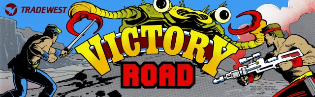 Bandeau de la borne Victory Road (SNK)