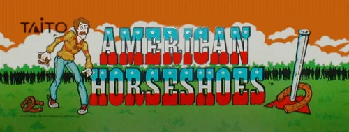 Bandeau de la borne American Horseshoes (Taito)