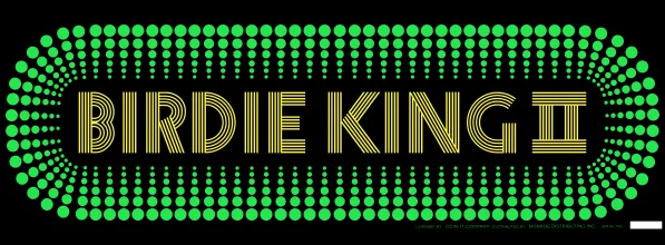 Bandeau de la borne Birdie King 2 (Taito)
