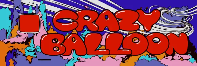 Bandeau de la borne Crazy Balloon (Taito)