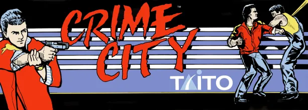 Bandeau de la borne Crime City (Taito)