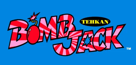 Bandeau de la borne Bomb Jack (Tecmo)