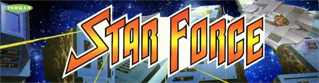 Bandeau de la borne Star Force (Tecmo)