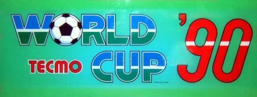 Bandeau de la borne Tecmo World Cup '90 (Tecmo)