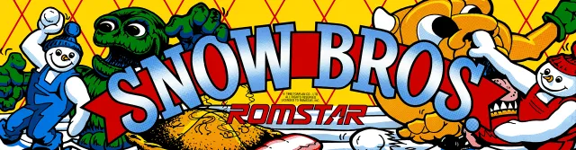 Bandeau de la borne Snow Bros. (Toaplan)
