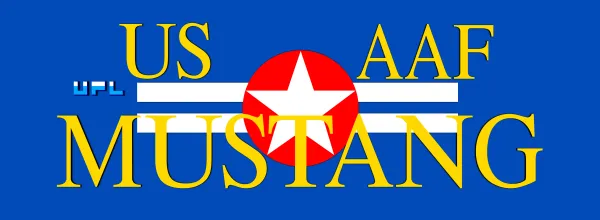 Bandeau de la borne USAAF Mustang (UPL)