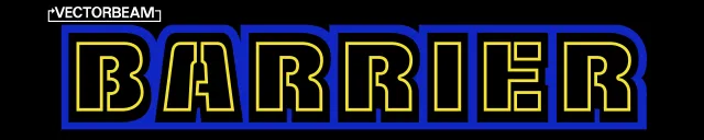 Bandeau de la borne Barrier (Vectorbeam)