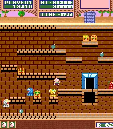 Capture d'écran de Baluba-Louk No Densetsu – jeu d'arcade Able