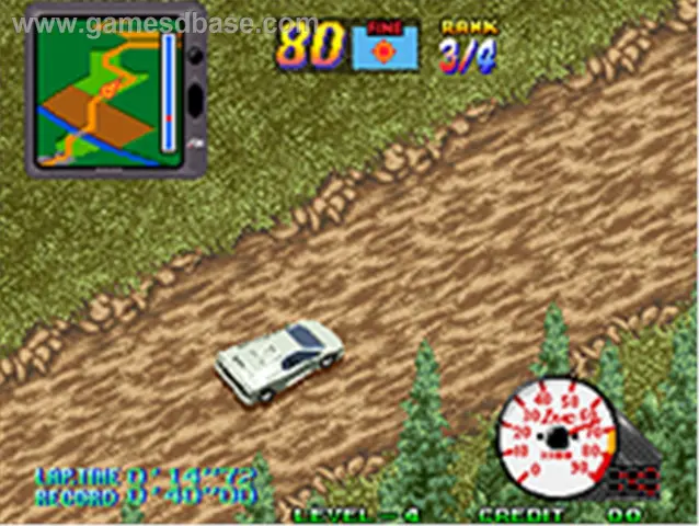 Capture d'écran de Over Top – jeu d'arcade Alpha Denshi