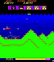 Capture d'écran de 800 Fathoms – jeu d'arcade Amenip