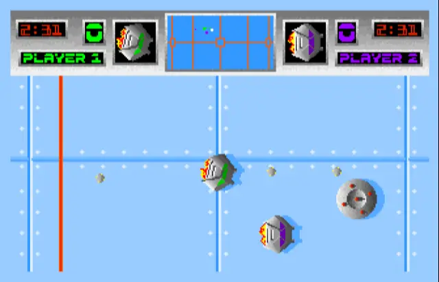 Screenshot van Blastaball – arcadespel Arcadia Systems
