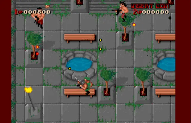 Screenshot van Delta Command – arcadespel Arcadia Systems