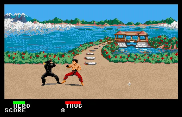 Captura de Ninja Mission – juego arcade Arcadia Systems