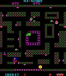 Capture d'écran de Devil Fish – jeu d'arcade Artic Electronics