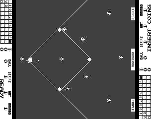 Captura de Atari Baseball – juego arcade Atari