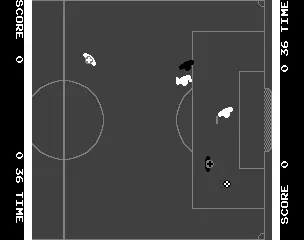 Schermata di Atari Soccer – gioco arcade Atari